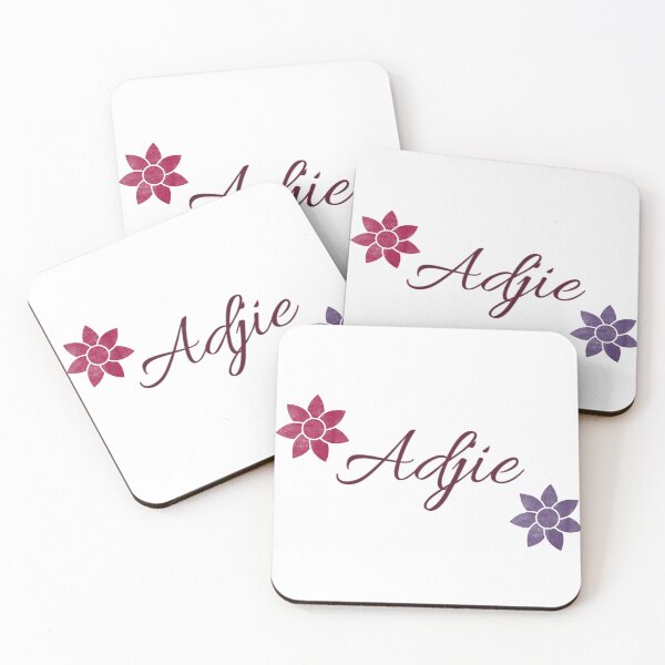 Item preview, Adjie Floral Name Calligraphy Design designed and sold by Cora Gregory.