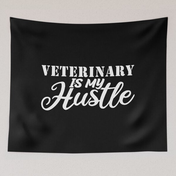 Item preview, veterinary Is My Hustle - Funny veterinary Quote Gift Idea For Men and Womens designed and sold by Mmmm3344.