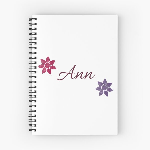 Item preview, Ann Floral Name Calligraphy Design designed and sold by Cora Gregory.
