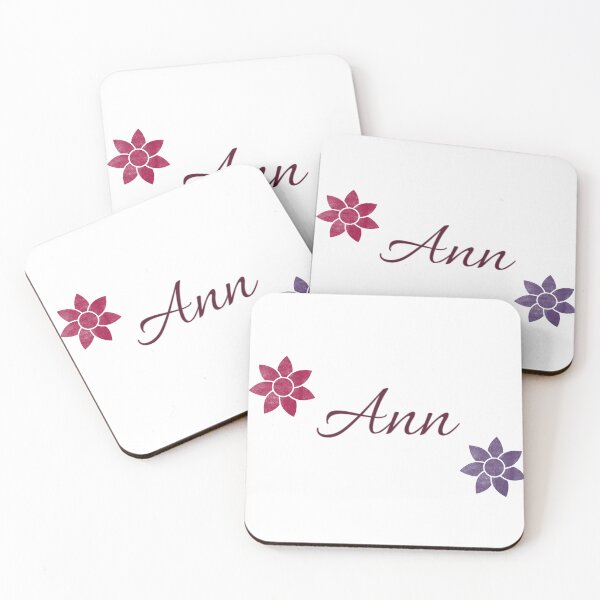 Item preview, Ann Floral Name Calligraphy Design designed and sold by Cora Gregory.