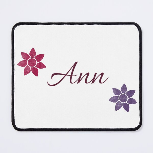 Item preview, Ann Floral Name Calligraphy Design designed and sold by Cora Gregory.