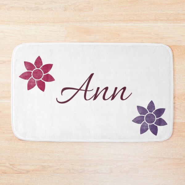 Item preview, Ann Floral Name Calligraphy Design designed and sold by Cora Gregory.