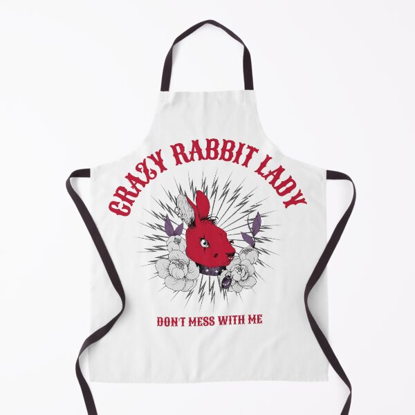 Item preview, Crazy Rabbit Lady - Don't Mess With Me designed and sold by ThingsInMyHead2.
