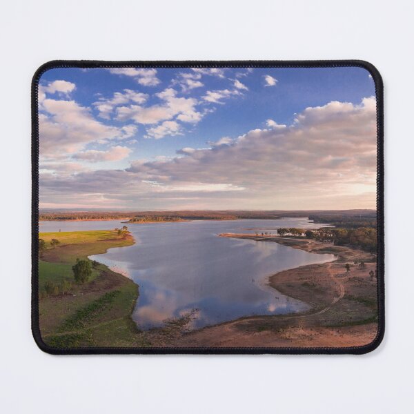Lake Eppalock at sunset, stunning colours, big sky and waterways. Mouse Pad