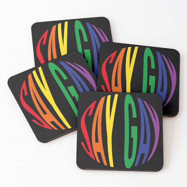 Item preview, Say Gay (Rainbow Circle) designed and sold by Texterns.