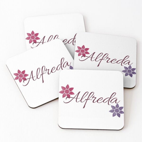 Item preview, Alfreda Floral Name Calligraphy Design designed and sold by Cora Gregory.