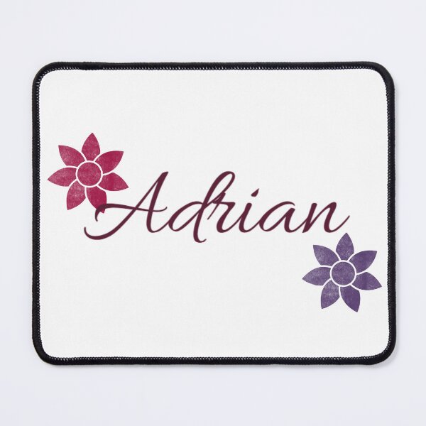 Item preview, Adrian Floral Name Calligraphy Design designed and sold by Cora Gregory.