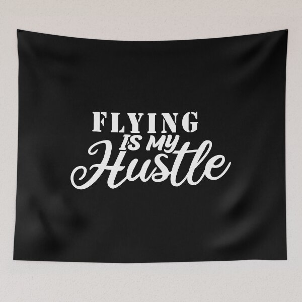 Item preview, flying  Is My Hustle - Funny flying  Quote Gift Idea For Men and Womens designed and sold by Mmmm3344.
