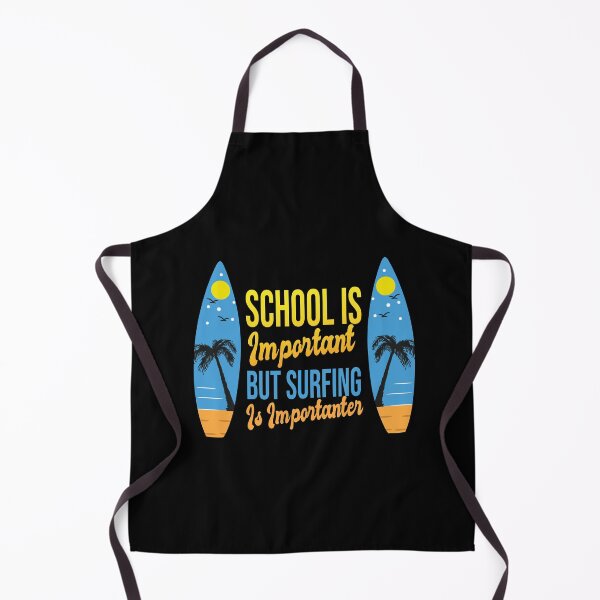 Item preview, Funny School Is Important But Surfing Is Importanter ,Funny Surfboard Birds Palm Surfer Great Design ,Perfect Surfing Lovers Present designed and sold by pedrored369.
