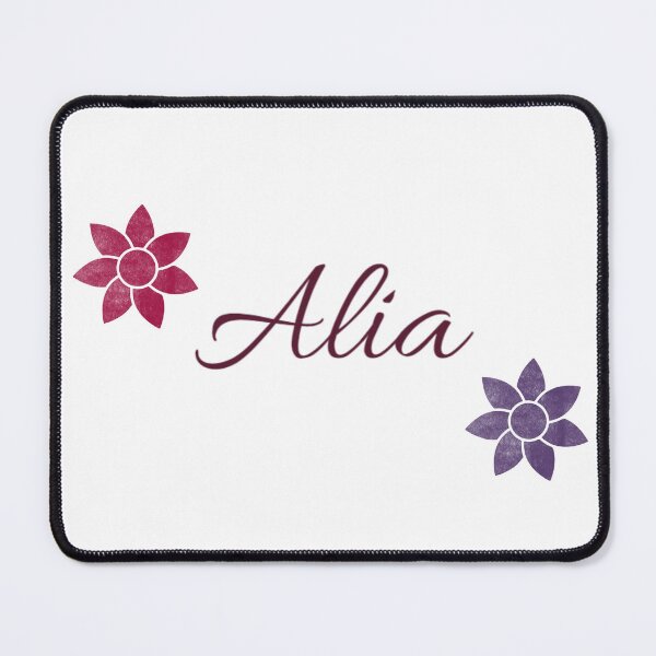 Item preview, Diseño de caligrafía de nombre floral de Alia designed and sold by Cora Gregory.