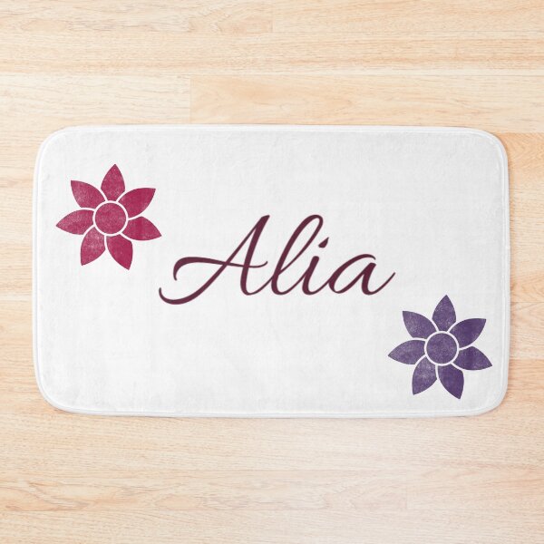 Item preview, Alia Floral Name Calligraphy Design designed and sold by Cora Gregory.