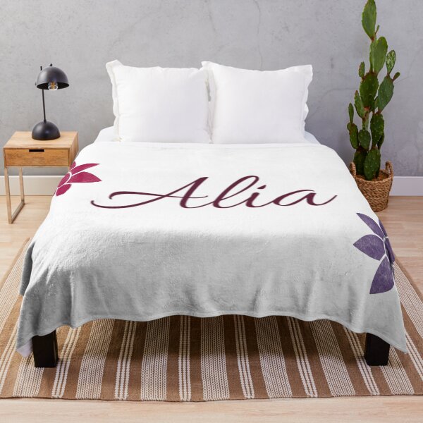 Item preview, Alia Floral Name Calligraphy Design designed and sold by Cora Gregory.