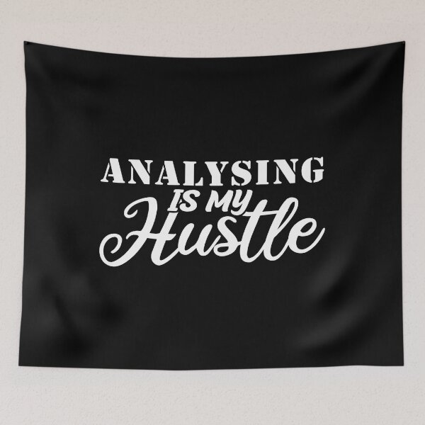 Item preview, analysing Is My Hustle - Funny analysing Quote Gift Idea For Men and Womens designed and sold by Mmmm3344.