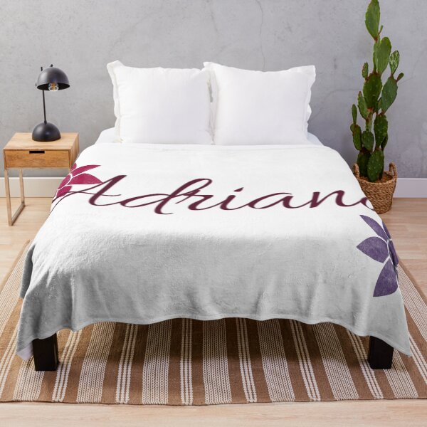 Item preview, Adriana Floral Name Calligraphy Design designed and sold by Cora Gregory.