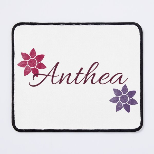 Item preview, Anthea Floral Name Calligraphy Design designed and sold by Cora Gregory.