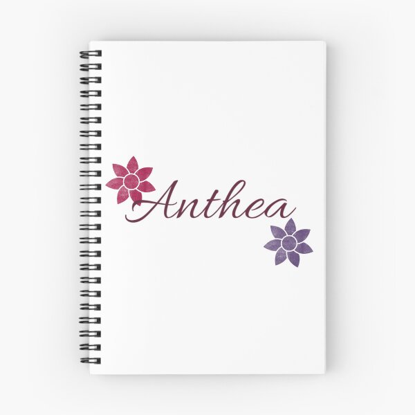 Item preview, Anthea Floral Name Calligraphy Design designed and sold by Cora Gregory.