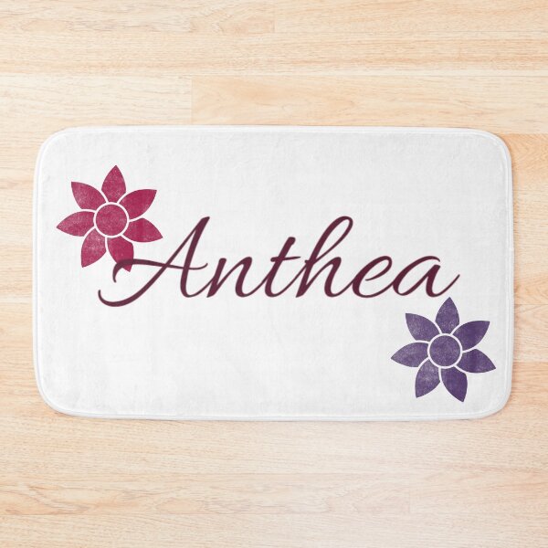 Item preview, Anthea Floral Name Calligraphy Design designed and sold by Cora Gregory.