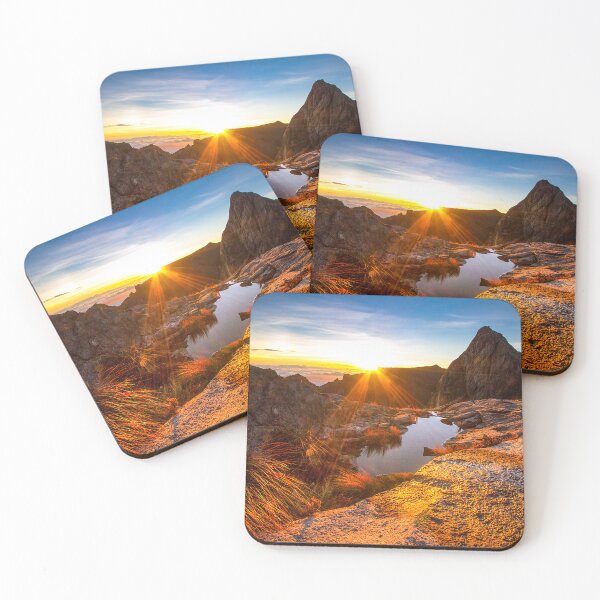 Item preview, Mount Kinabalu during sunrise. designed and sold by sinseeho.