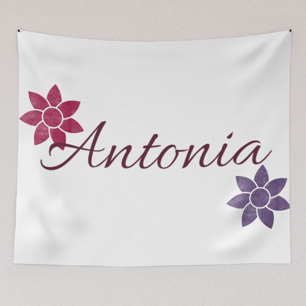 Item preview, Antonia Floral Name Calligraphy Design designed and sold by Cora Gregory.