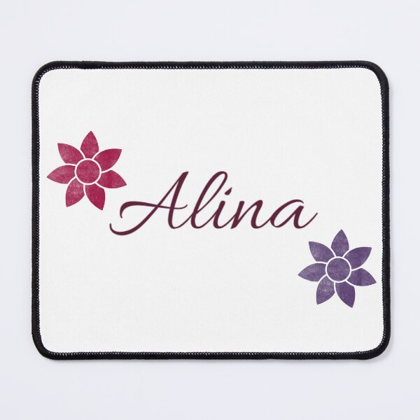 Item preview, Alina Floral Name Calligraphy Design designed and sold by Cora Gregory.