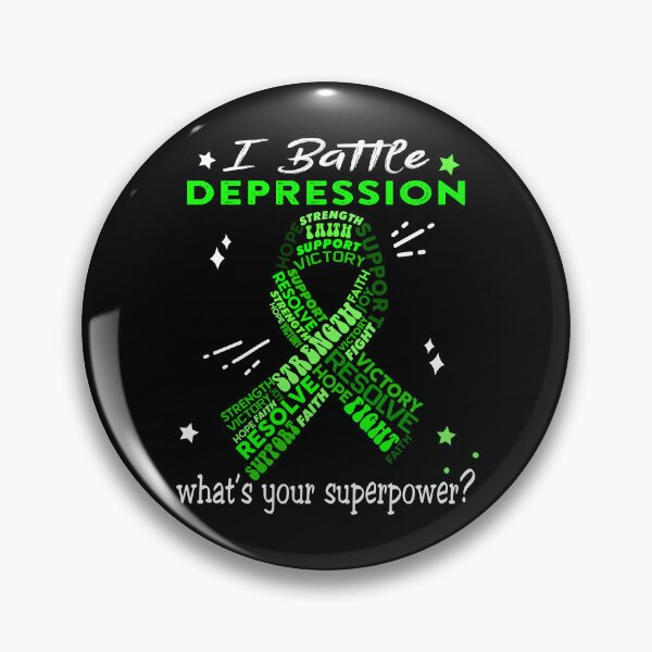 Item preview, Depression Warrior - I Battle Depression What's Your Superpower? designed and sold by ArangoaStore.