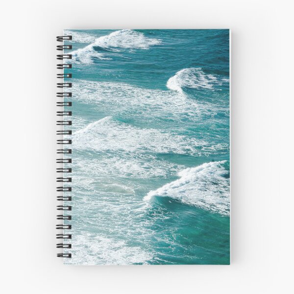 Item preview, Aquamarine-Hues Ocean Waves With Foamy, Bubbly Surf designed and sold by DEC02.