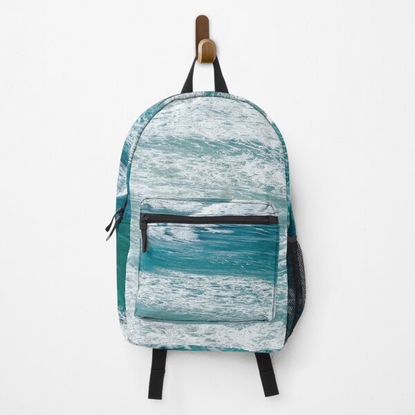 Item preview, Aquamarine-Hues Ocean Waves With Foamy, Bubbly Surf designed and sold by DEC02.