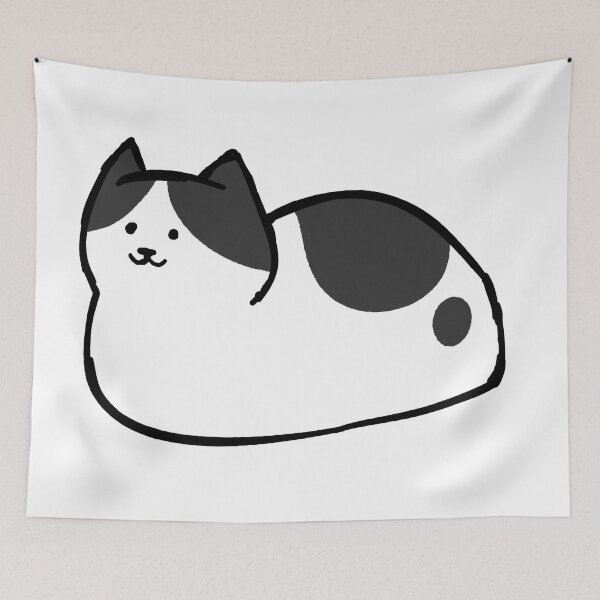 Item preview, Black and White Cat Loaf designed and sold by little-ampharos.
