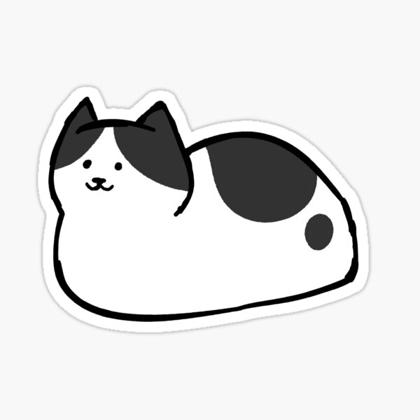 Item preview, Black and White Cat Loaf designed and sold by little-ampharos.