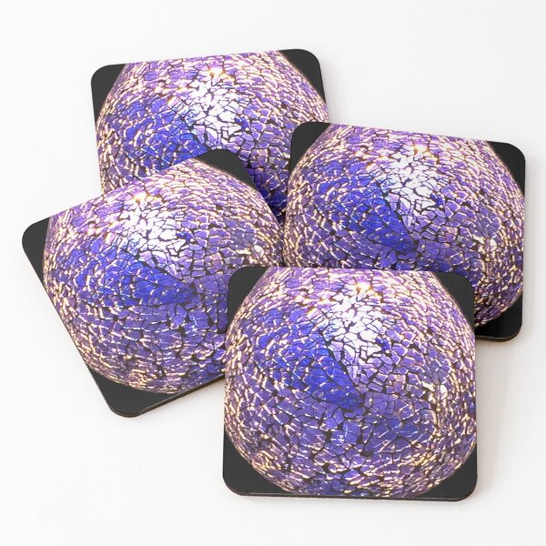 Item preview, Purple Teardop Light. Mosaic pendant light. Purple Textured Crystalline. designed and sold by KarenZuk.