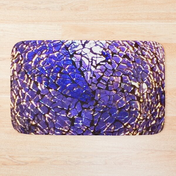 Item preview, Purple Teardop Light. Mosaic pendant light. Purple Textured Crystalline. designed and sold by KarenZuk.