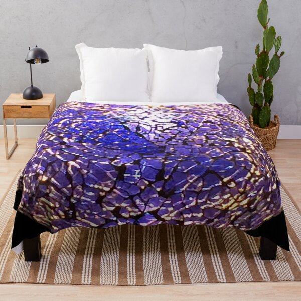 Item preview, Purple Teardop Light. Mosaic pendant light. Purple Textured Crystalline. designed and sold by KarenZuk.