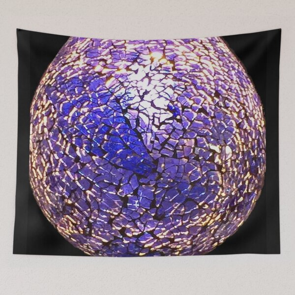 Item preview, Purple Teardop Light. Mosaic pendant light. Purple Textured Crystalline. designed and sold by KarenZuk.