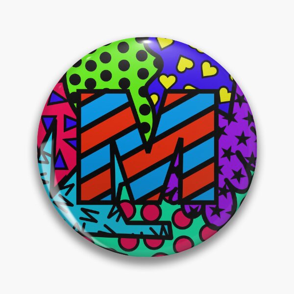Item preview, Alphabet Series - Letter M - Bright and Bold Initial Letters designed and sold by Jocelyn Sperduto Art.