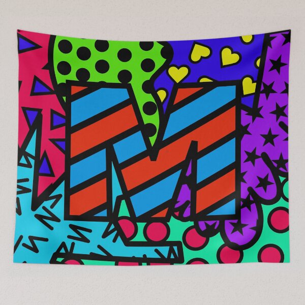 Item preview, Alphabet Series - Letter M - Bright and Bold Initial Letters designed and sold by Jocelyn Sperduto Art.