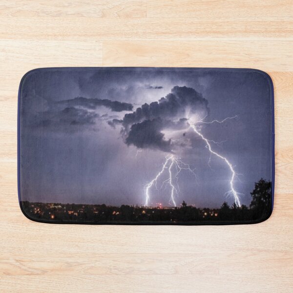 Item preview, The storm cloud three lightning bolts designed and sold by Rowena Jones.