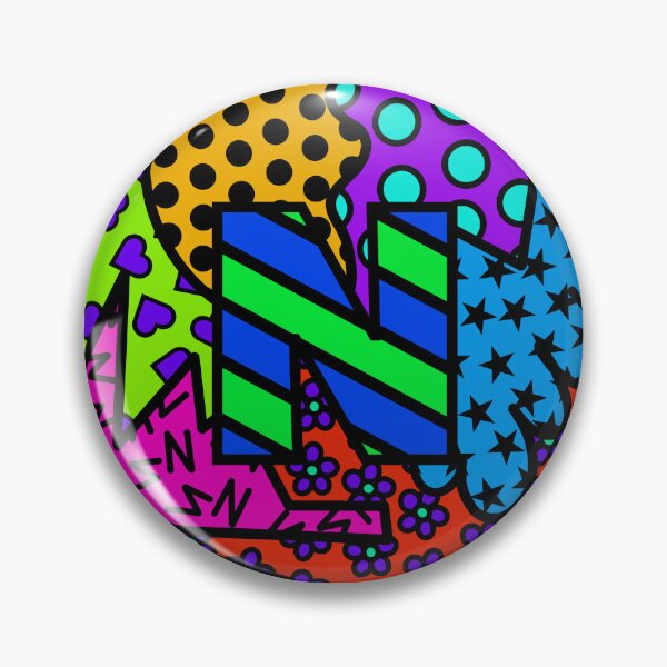 Item preview, Alphabet Series - Letter N - Bright and Bold Initial Letters designed and sold by Jocelyn Sperduto Art.