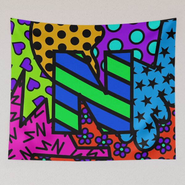 Item preview, Alphabet Series - Letter N - Bright and Bold Initial Letters designed and sold by Jocelyn Sperduto Art.