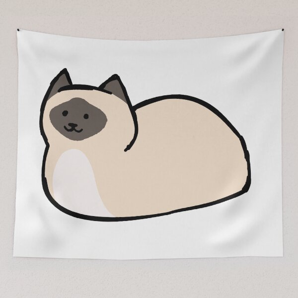 Item preview, Siamese Cat Loaf designed and sold by little-ampharos.