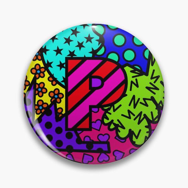 Item preview, Alphabet Series - Letter P - Bright and Bold Initial Letters designed and sold by Jocelyn Sperduto Art.