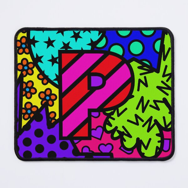 Item preview, Alphabet Series - Letter P - Bright and Bold Initial Letters designed and sold by Jocelyn Sperduto Art.