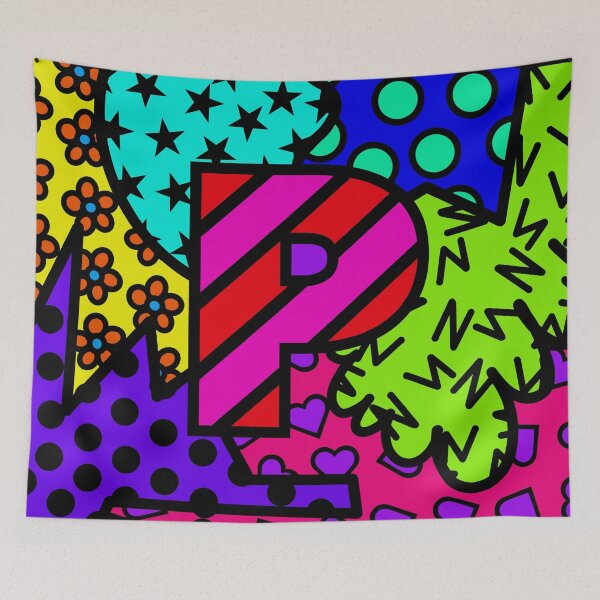 Item preview, Alphabet Series - Letter P - Bright and Bold Initial Letters designed and sold by Jocelyn Sperduto Art.
