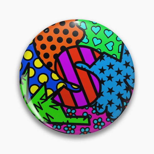 Item preview, Alphabet Series - Letter S- Bright and Bold Initial Letters designed and sold by Jocelyn Sperduto Art.