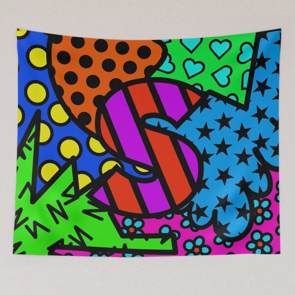 Item preview, Alphabet Series - Letter S- Bright and Bold Initial Letters designed and sold by Jocelyn Sperduto Art.
