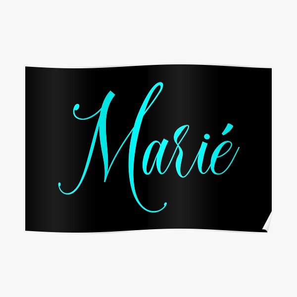 "Married text blue black outline" Poster for Sale by Astralia Redbubble