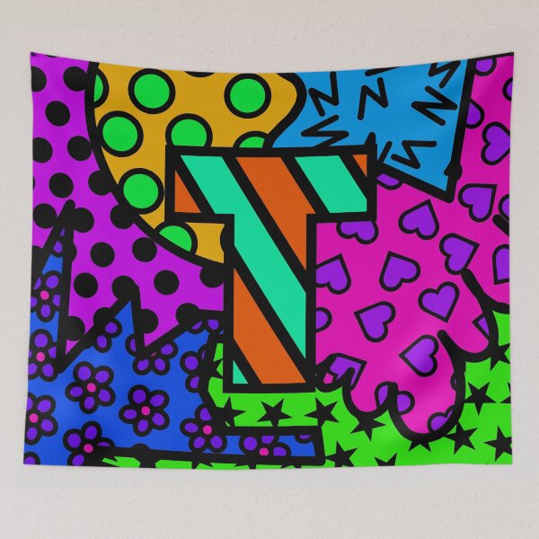 Item preview, Alphabet Series - Letter T - Bright and Bold Initial Letters designed and sold by Jocelyn Sperduto Art.