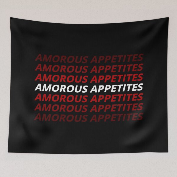 Item preview, Amorous Appetites (Fading Letters) designed and sold by PrithviApparels.