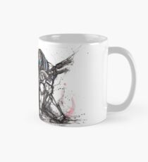 Shepard, Garrus and Liara trio sumi and watercolor style Mug