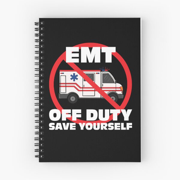 Item preview, EMT Off Duty Save Yourself Funny EMS First Responder Ambulance designed and sold by JessieJune.