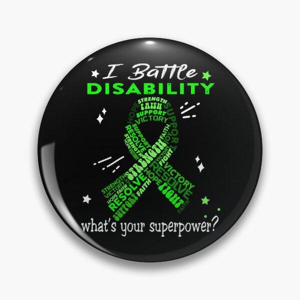 Item preview, Disability Warrior - I Battle Disability What's Your Superpower? designed and sold by ArangoaStore.